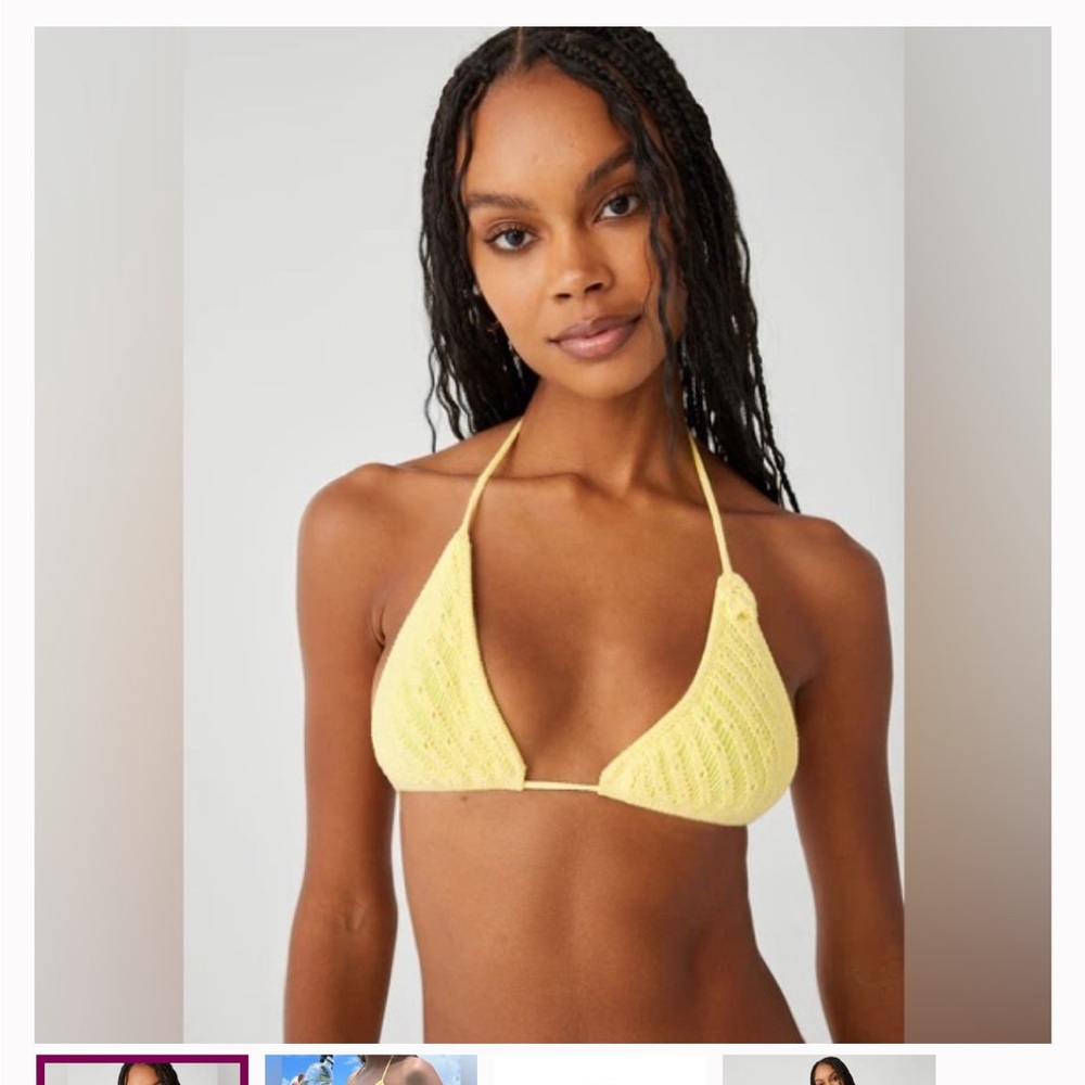 ISO!! Yellow crochet knit top